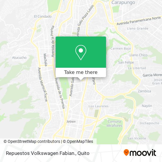 Repuestos Volkswagen Fabian. map