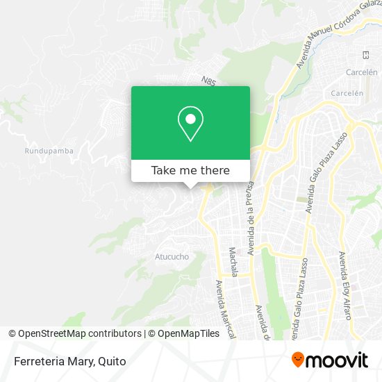 Ferreteria Mary map