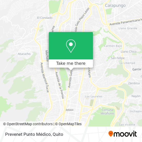 Mapa de Prevenet Punto Médico