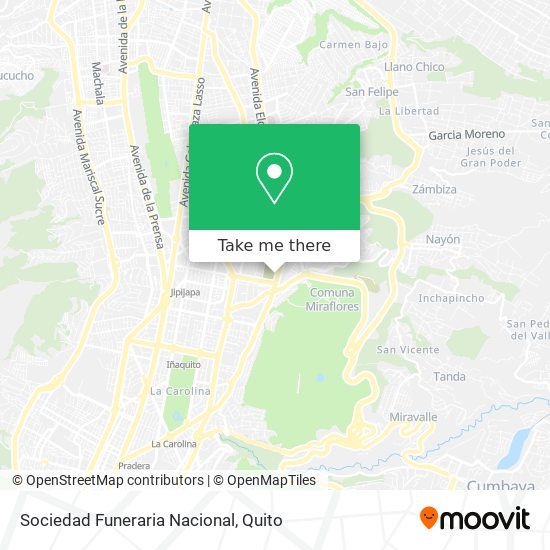 Sociedad Funeraria Nacional map