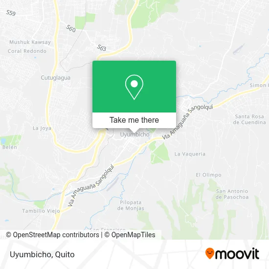 Uyumbicho map
