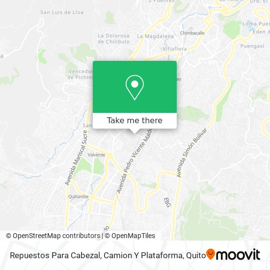 Mapa de Repuestos Para Cabezal, Camion Y Plataforma