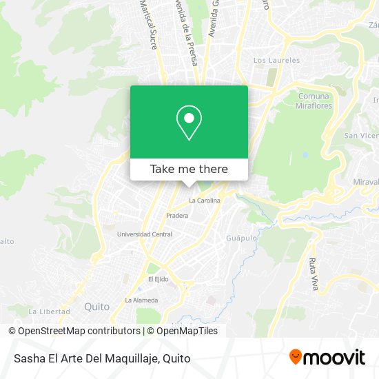 Sasha El Arte Del Maquillaje map