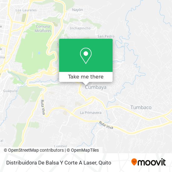 Distribuidora De Balsa Y Corte A Laser map