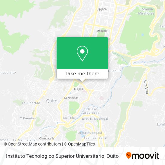 Instituto Tecnologico Superior Universitario map