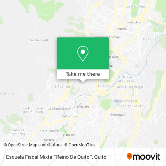 Mapa de Escuela Fiscal Mixta ""Reino De Quito""