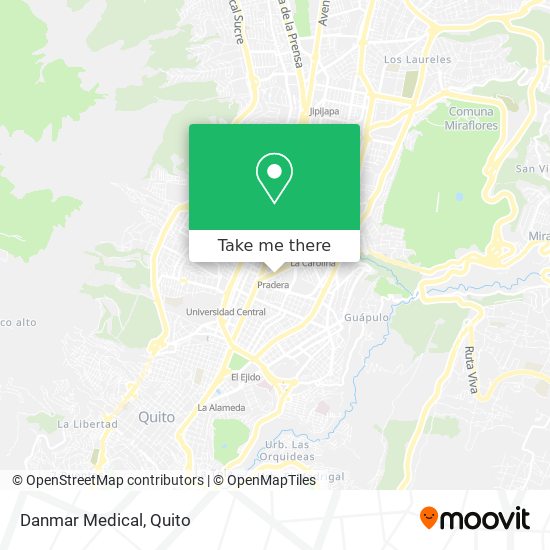 Danmar Medical map