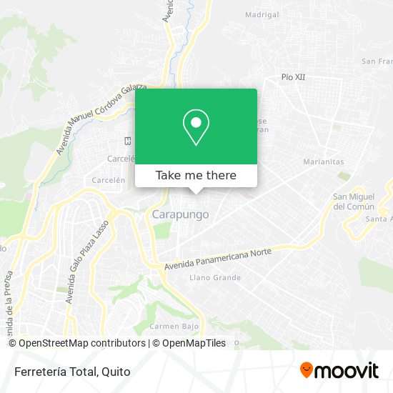 Mapa de Ferretería Total
