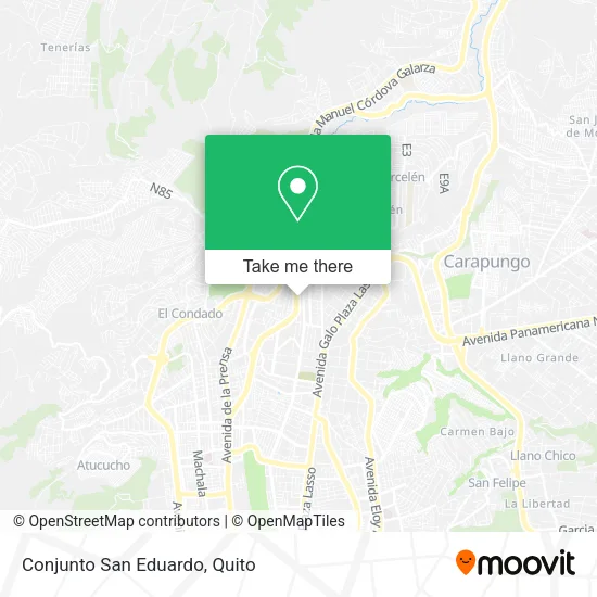 Conjunto San Eduardo map