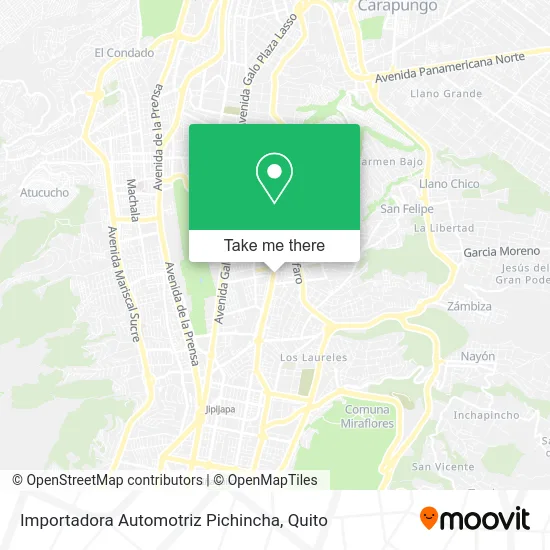Importadora Automotriz Pichincha map