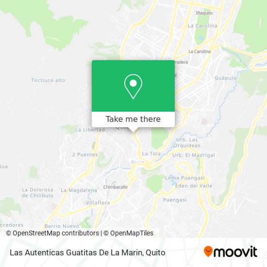 Las Autenticas Guatitas De La Marin map