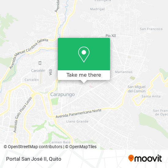 Portal San José II map