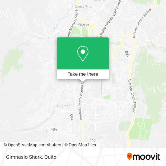 Gimnasio Shark map