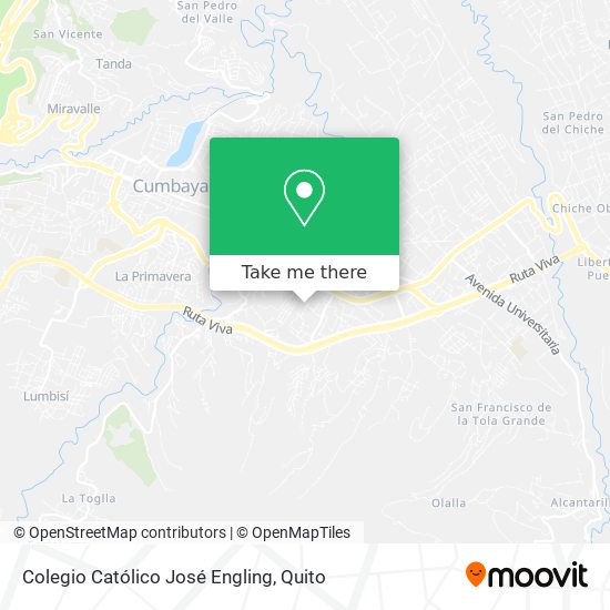 Mapa de Colegio Católico José Engling