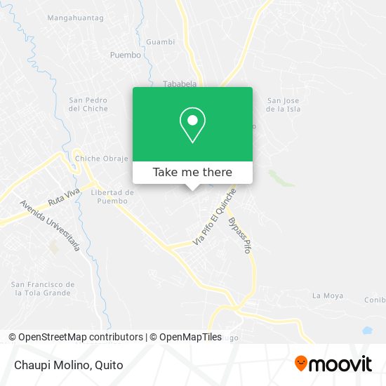 Mapa de Chaupi Molino