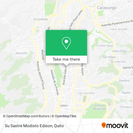 Su Sastre Modisto Edison map