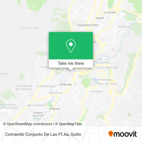 Comando Conjunto De Las Ff.Aa map