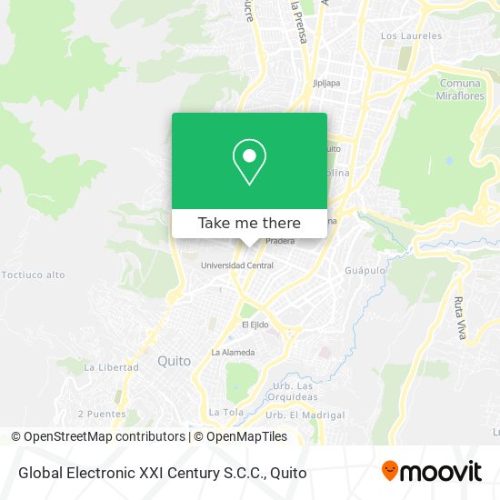 Mapa de Global Electronic XXI Century S.C.C.