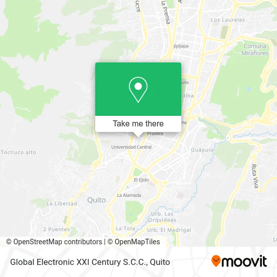 Global Electronic XXI Century S.C.C. map