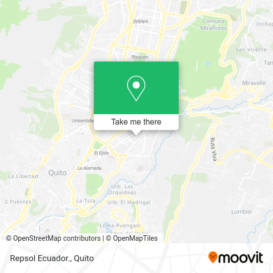 Repsol Ecuador. map