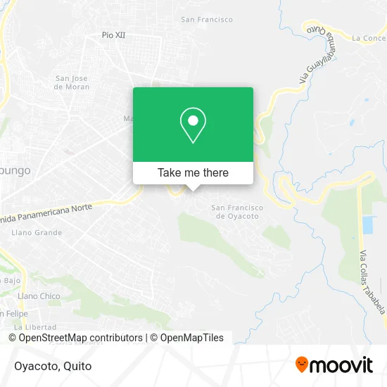 Oyacoto map