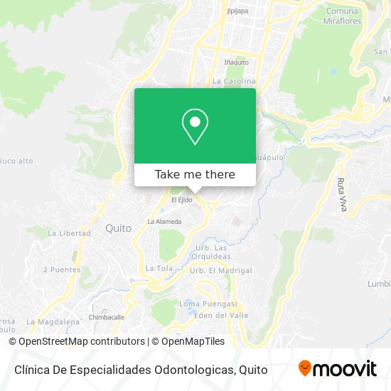 Clínica De Especialidades Odontologicas map
