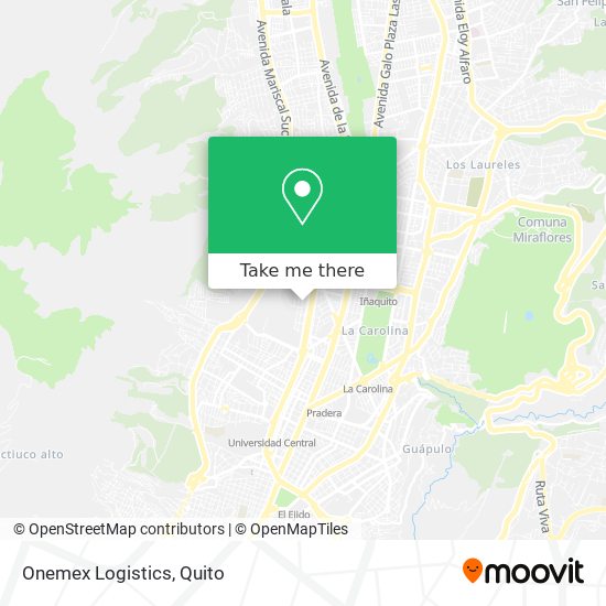 Onemex Logistics map