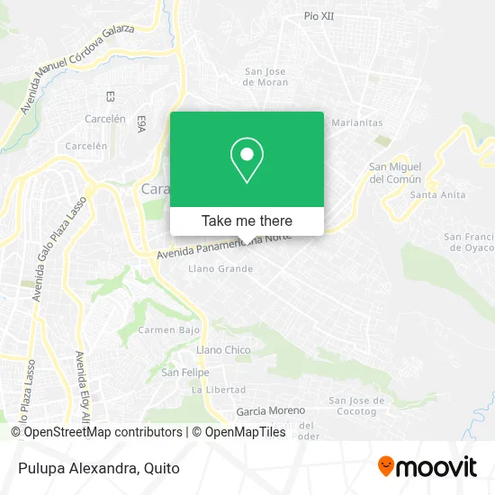 Pulupa Alexandra map