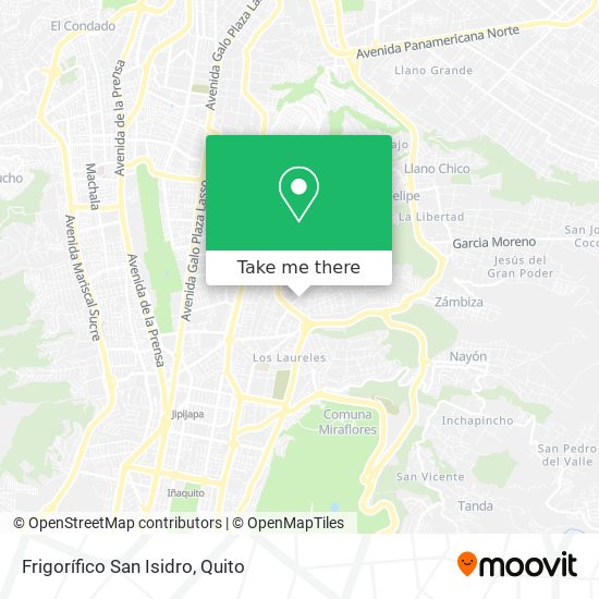 Mapa de Frigorífico San Isidro