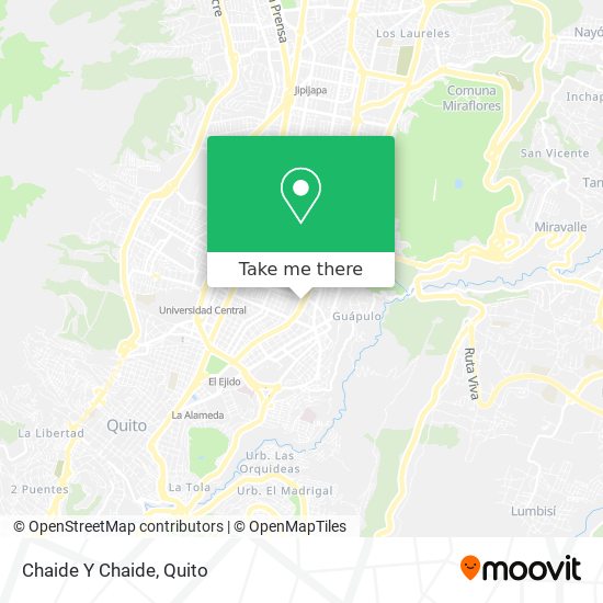 Mapa de Chaide Y Chaide