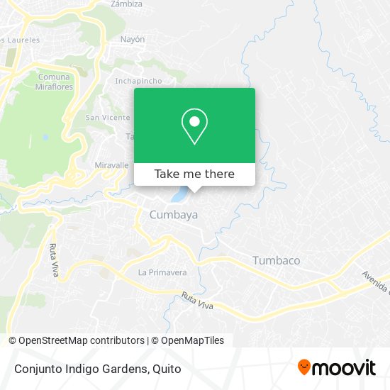 Mapa de Conjunto Indigo Gardens