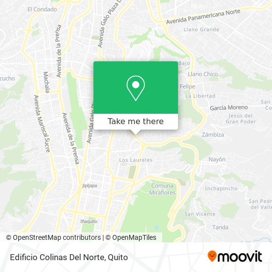 Mapa de Edificio Colinas Del Norte