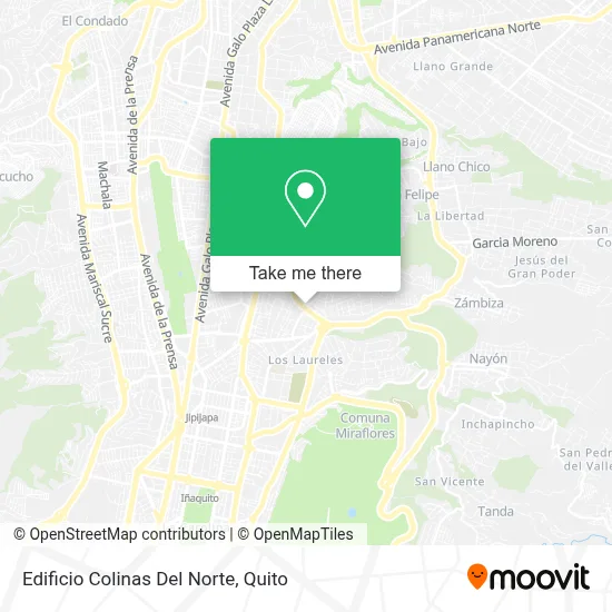 Edificio Colinas Del Norte map