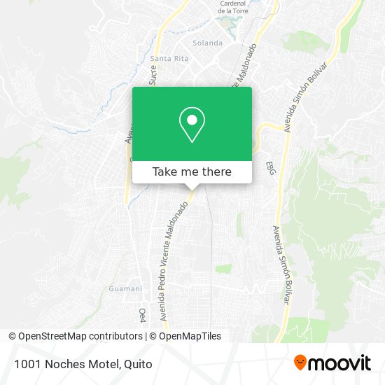 1001 Noches Motel map