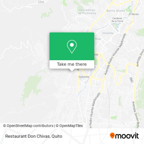 Mapa de Restaurant Don Chivas