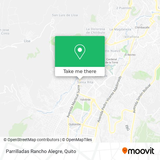 Mapa de Parrilladas Rancho Alegre