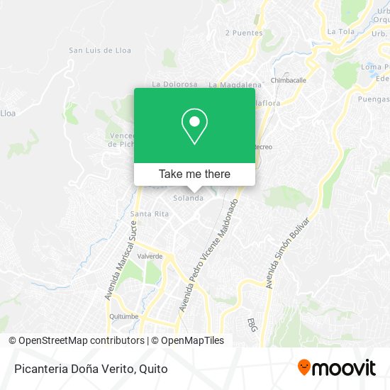 Mapa de Picanteria Doña Verito