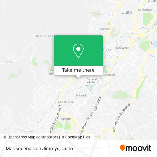 Marisquería Don Jimmys map