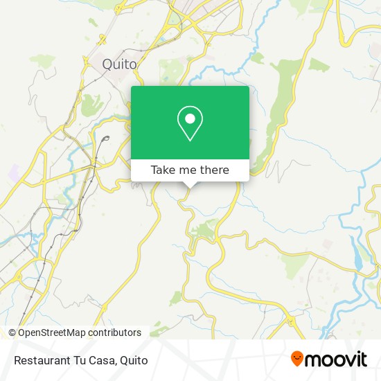 Mapa de Restaurant Tu Casa