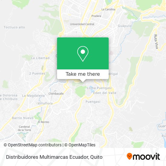 Distribuidores Multimarcas Ecuador map