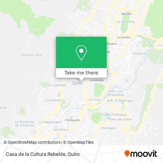 Casa de la Cultura Rebelde map