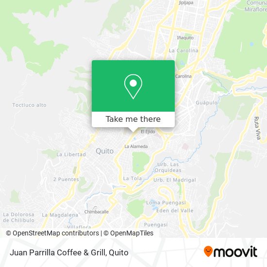Juan Parrilla Coffee & Grill map