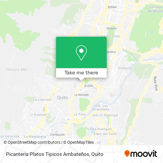 Picanteria Platos Tipicos Ambateños map