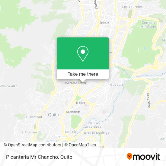 Picanteria Mr Chancho map