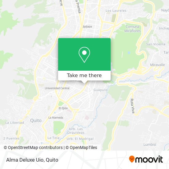 Mapa de Alma Deluxe Uio