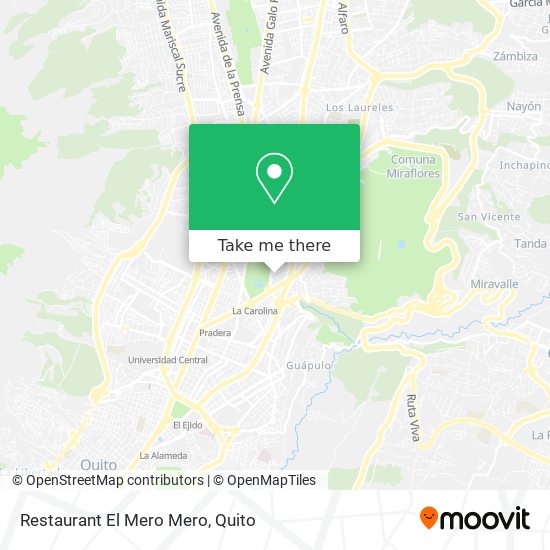 Mapa de Restaurant El Mero Mero