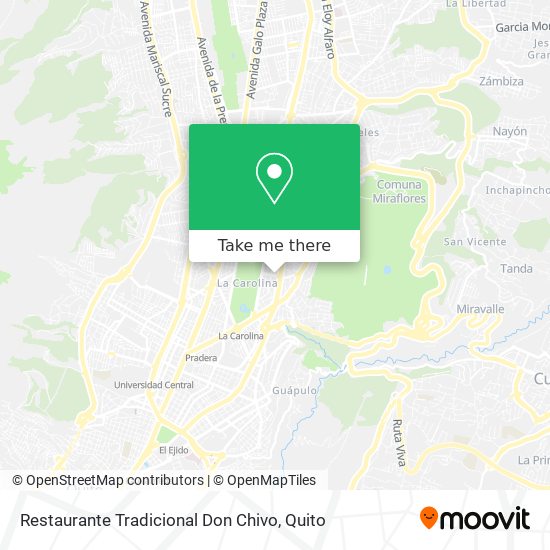 Mapa de Restaurante Tradicional Don Chivo