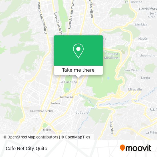 Mapa de Café Net City
