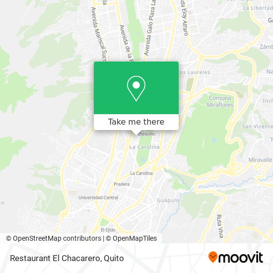 Restaurant El Chacarero map