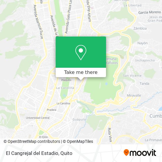 El Cangrejal del Estadio map